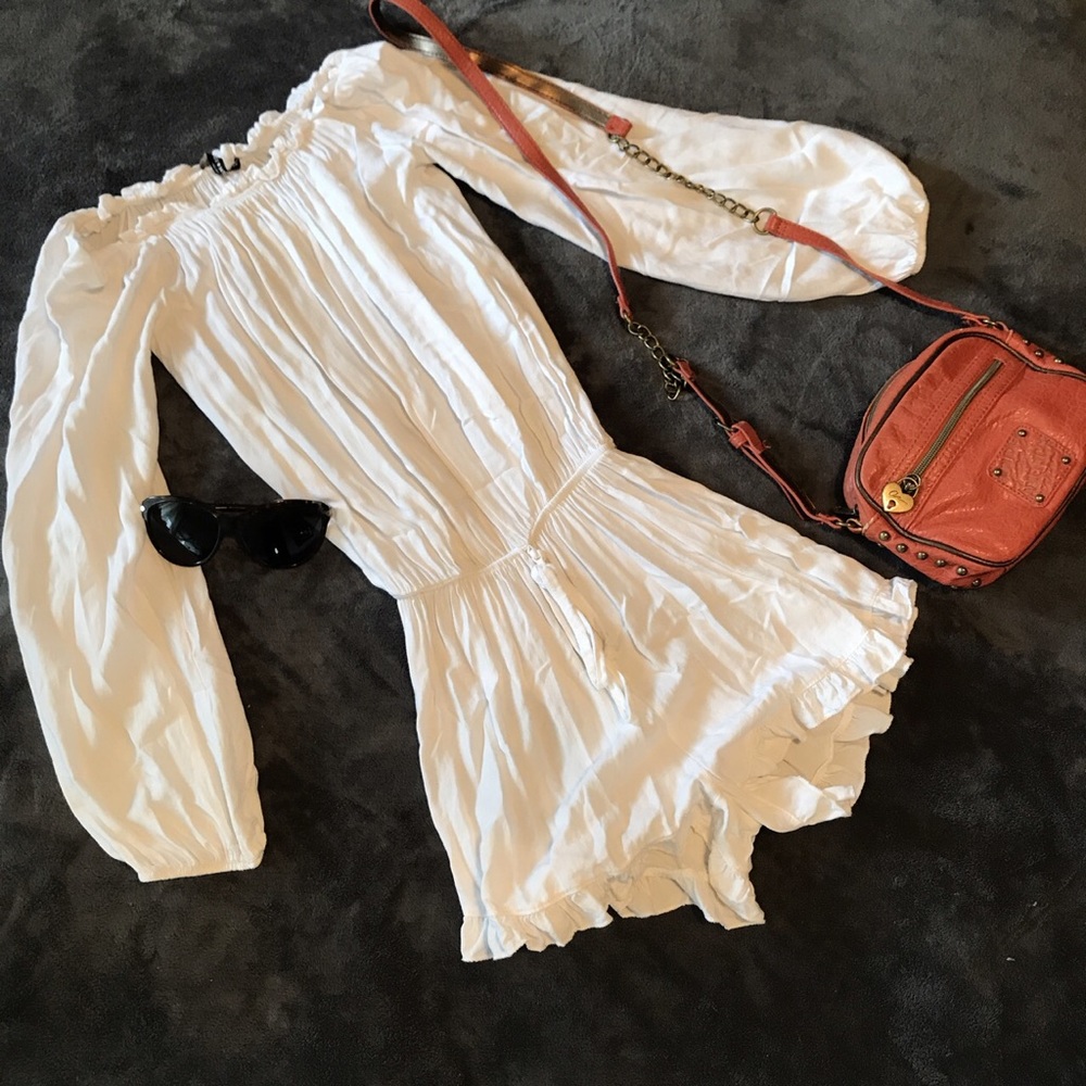 White Brandy Melville Romper